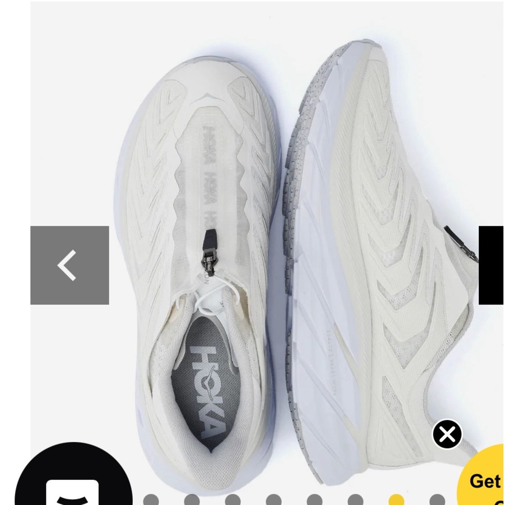 Hoka Project Clifton Blanc - Lunar Rock Trainers